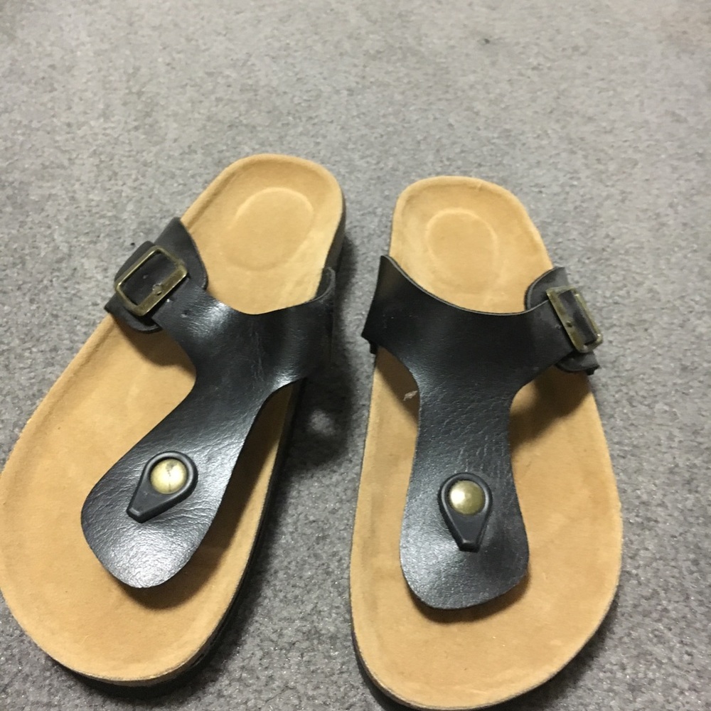 Black Anna Sandals